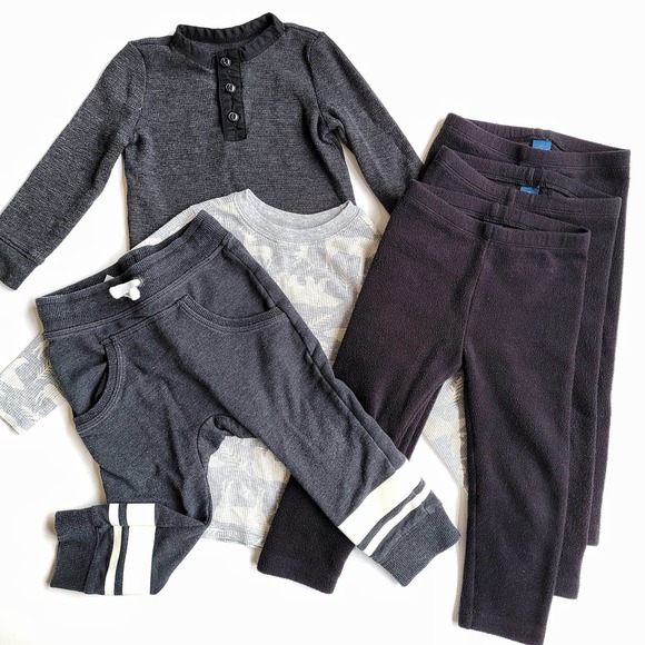 Cat & Jack Matching Sets Boys 2t Fall Bundle Thermals Fleece Layers